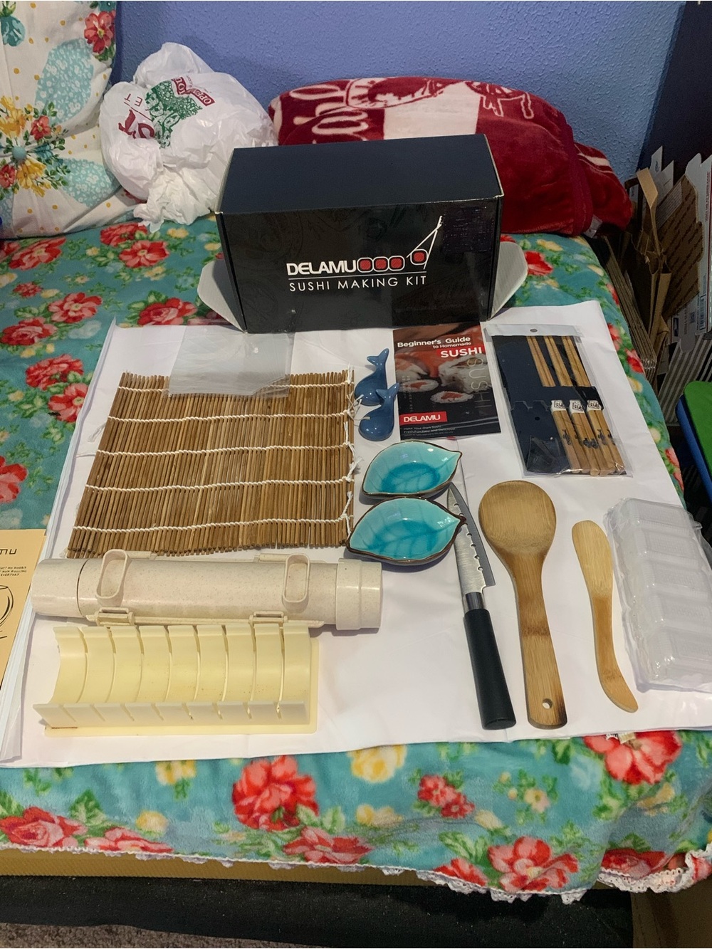 Delamu Sushi Making Kit Gently Used TT17
